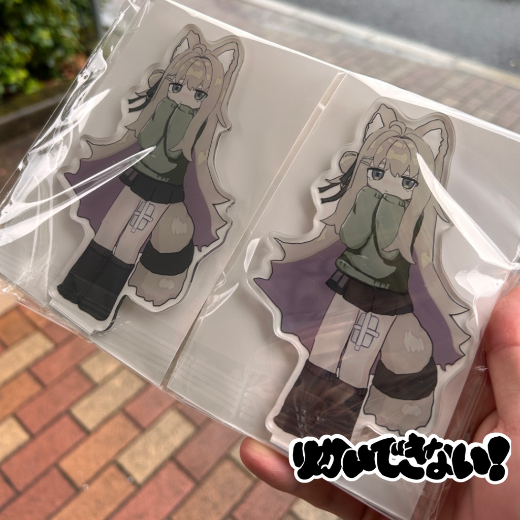 【GOODS】キプフェルアクリルスタンド ぴえええ/スク水【りかいできない！】