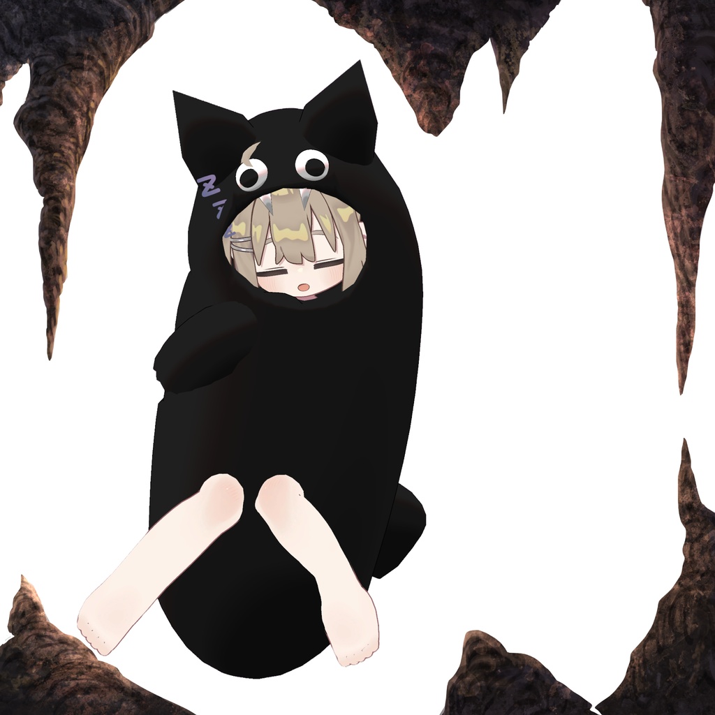 【Halloween衣装】ハロウィンだし!!コウモリになろう!!【まめふれんず対応】