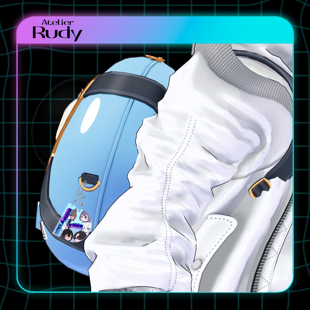 【100人記念】Bar Rudyオリジナルアクリルキーホルダー【無料配布】