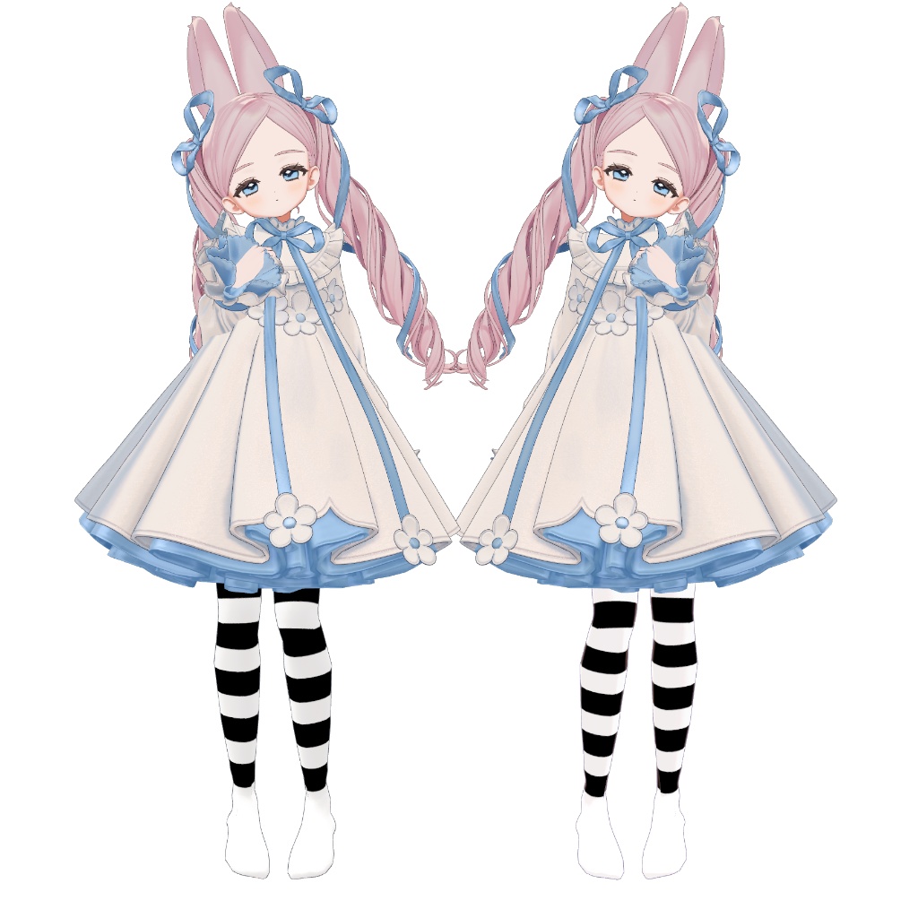 【複数アバター対応】ニーソックス&サイハイソックス【色変え簡単】