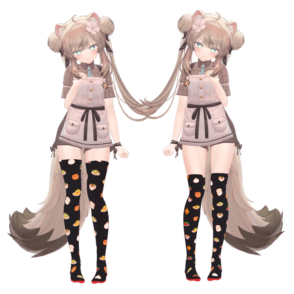 【8アバター対応】ニーソックス&サイハイソックス【色変え簡単】