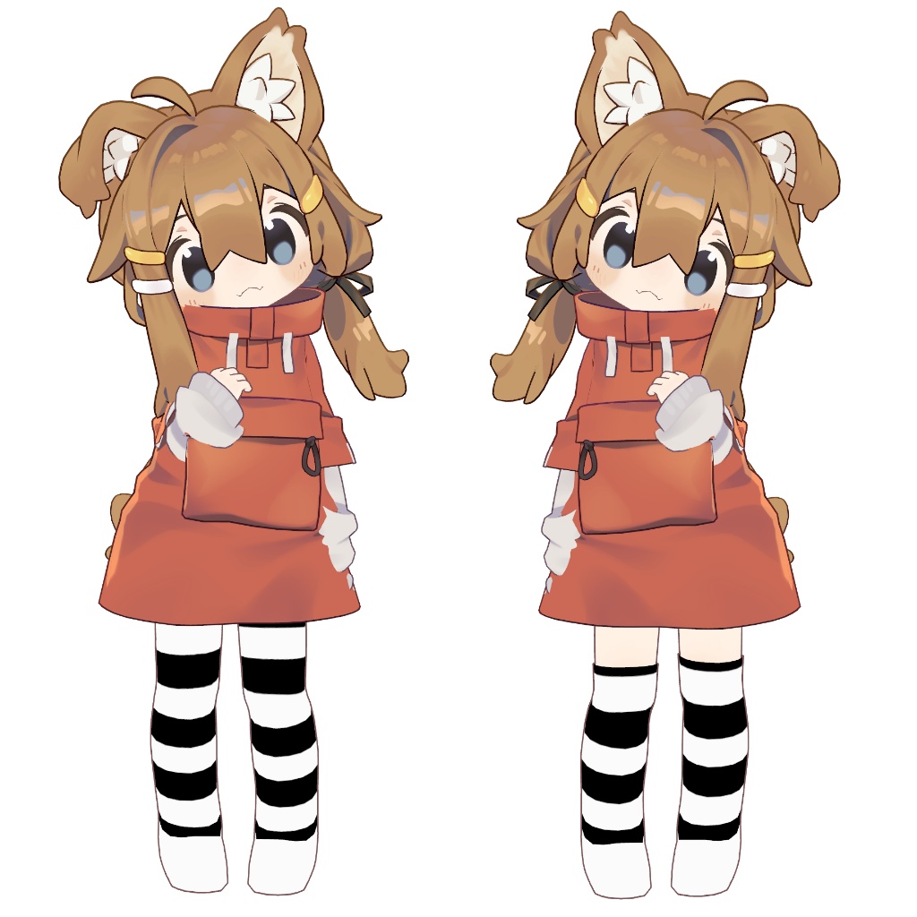 【8アバター対応】ニーソックス&サイハイソックス【色変え簡単】