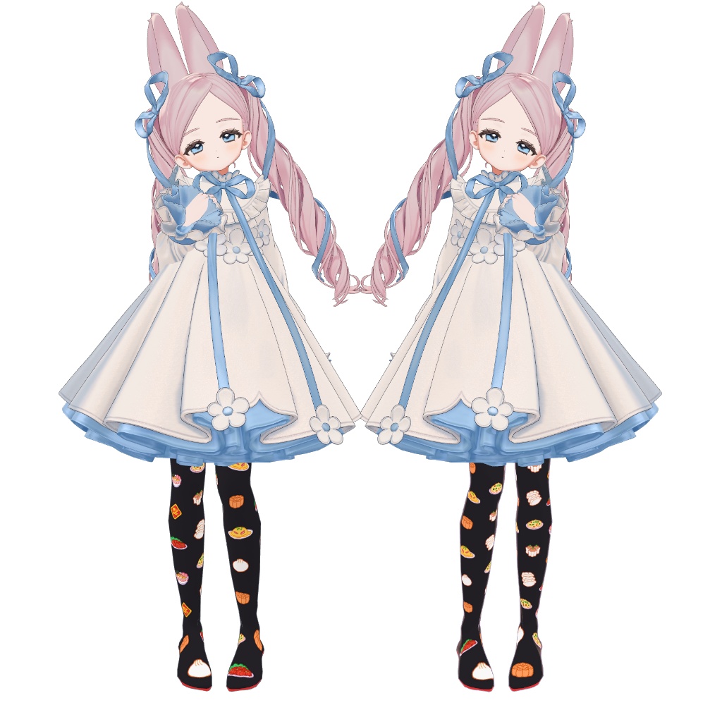 【複数アバター対応】ニーソックス&サイハイソックス【色変え簡単】