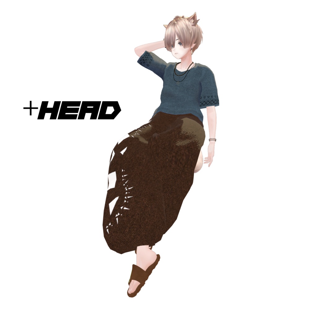 アジアンカジュアルコーデ【複数アバター対応】