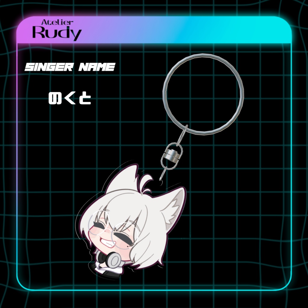 【Bar Rudy】当店所属シンガー🎵オリジナルアクリルキーホルダー