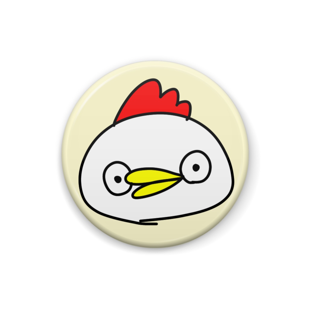 くちびる缶バッジ(ノーマル)