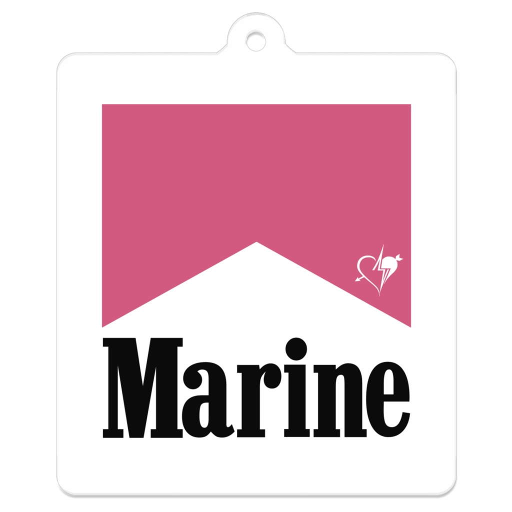 【非公式】Marine Racing アクリルキーホルダー【宝鐘マリン】