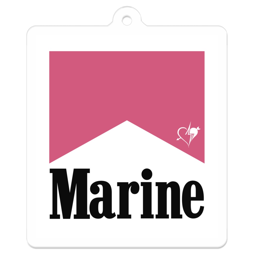 【非公式】Marine Racing アクリルキーホルダー(コーティング)【宝鐘マリン】
