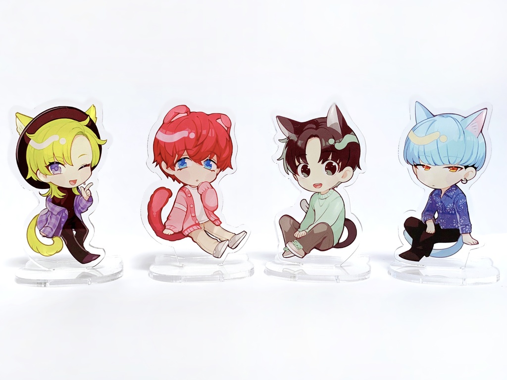 ヒトトセ花式 猫耳アクリルフィギュア