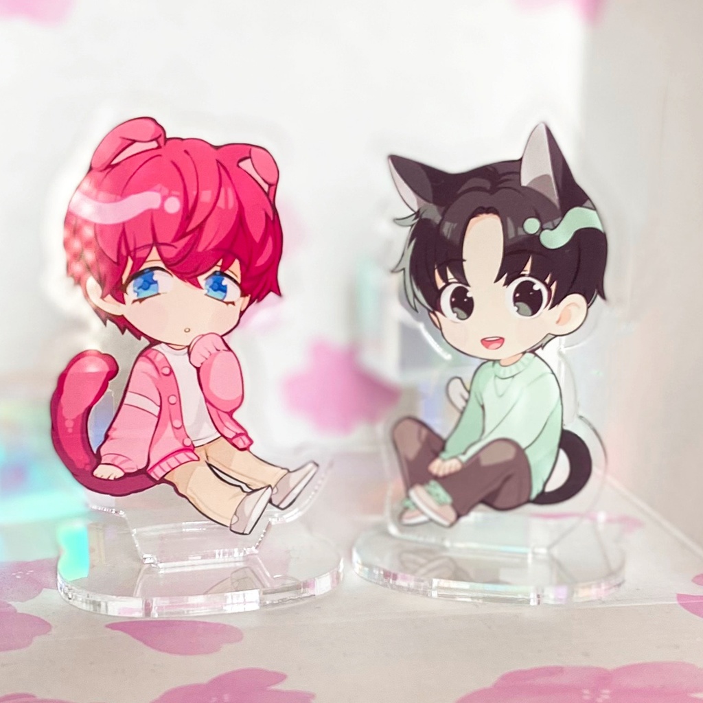 ヒトトセ花式 猫耳アクリルフィギュア