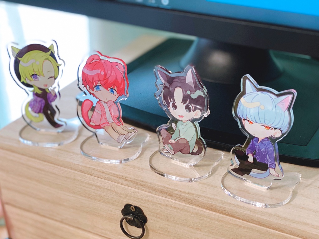 ヒトトセ花式 猫耳アクリルフィギュア