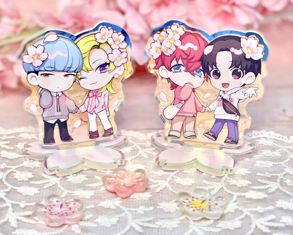 ヒトトセ花式 さくらオーロラアクリルスタンド