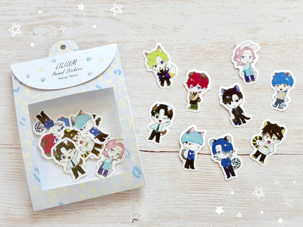 あにまるフレークシール