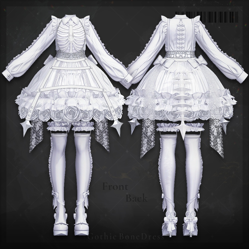 GothicBoneDress 2.0+