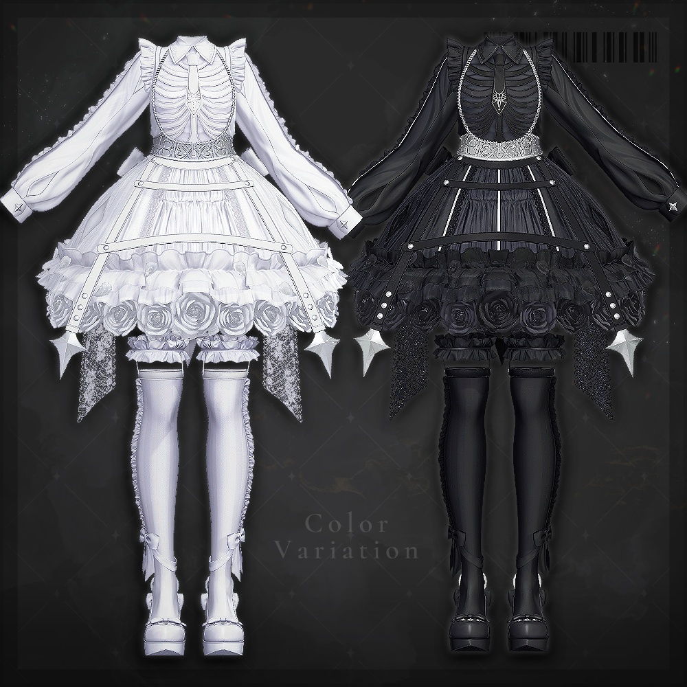 GothicBoneDress 2.0+