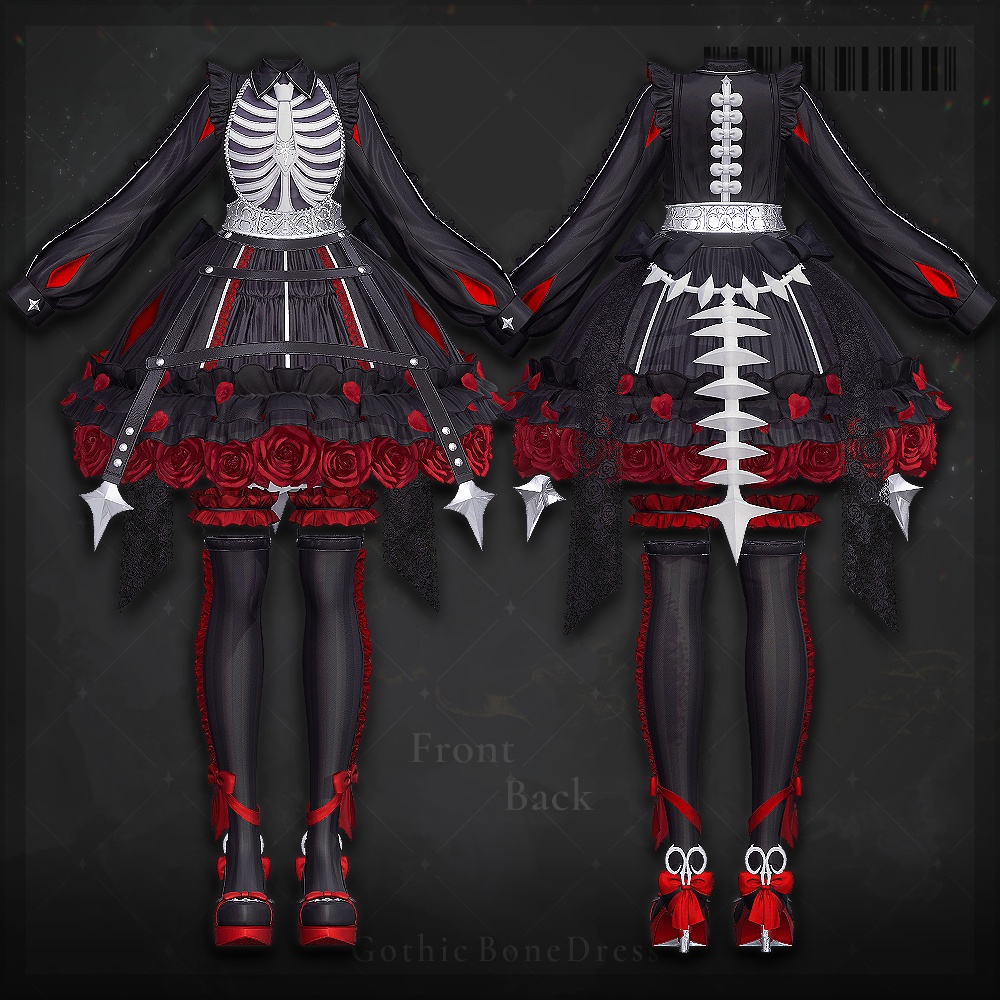 GothicBoneDress 2.0+