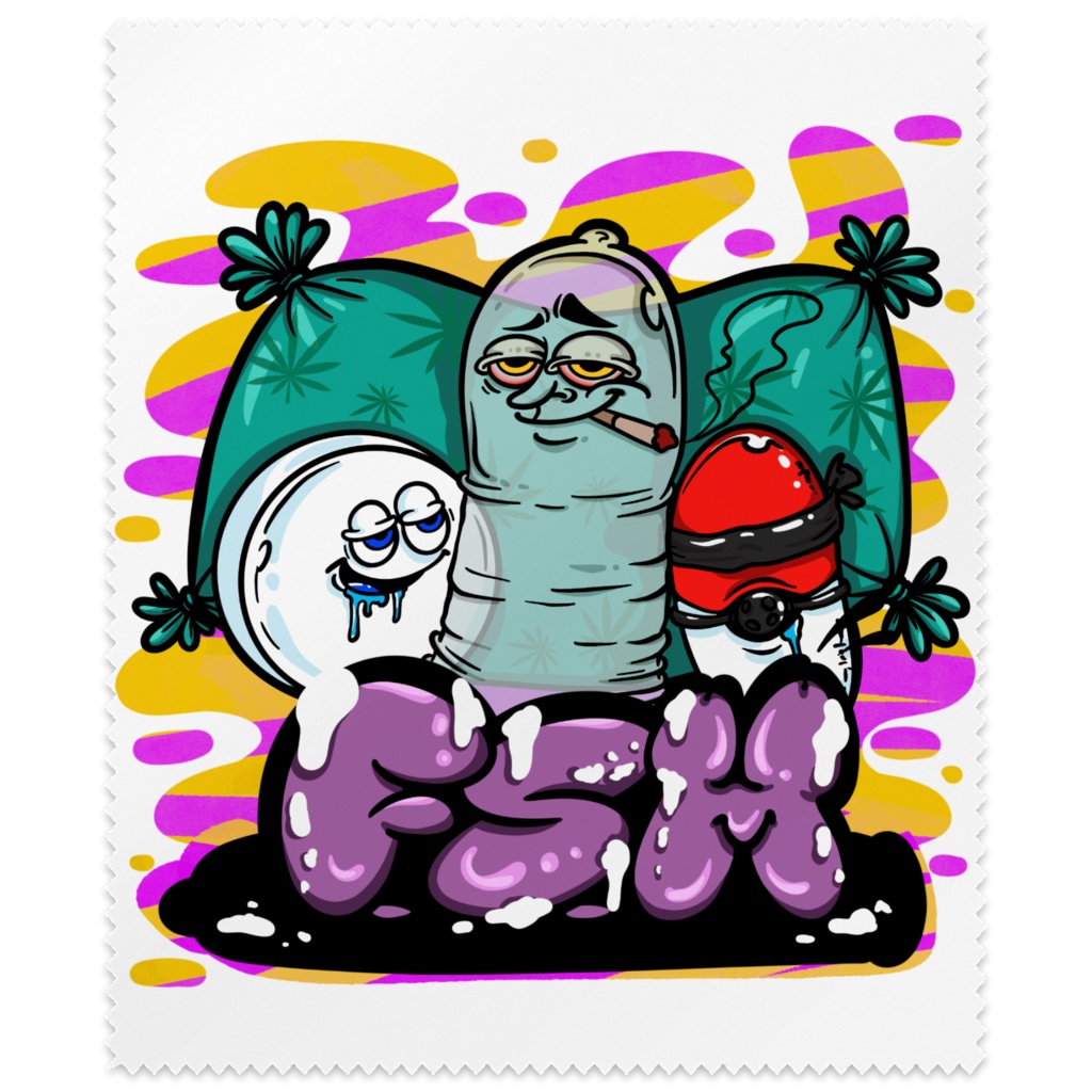 F.S.M. pop メガネ拭き