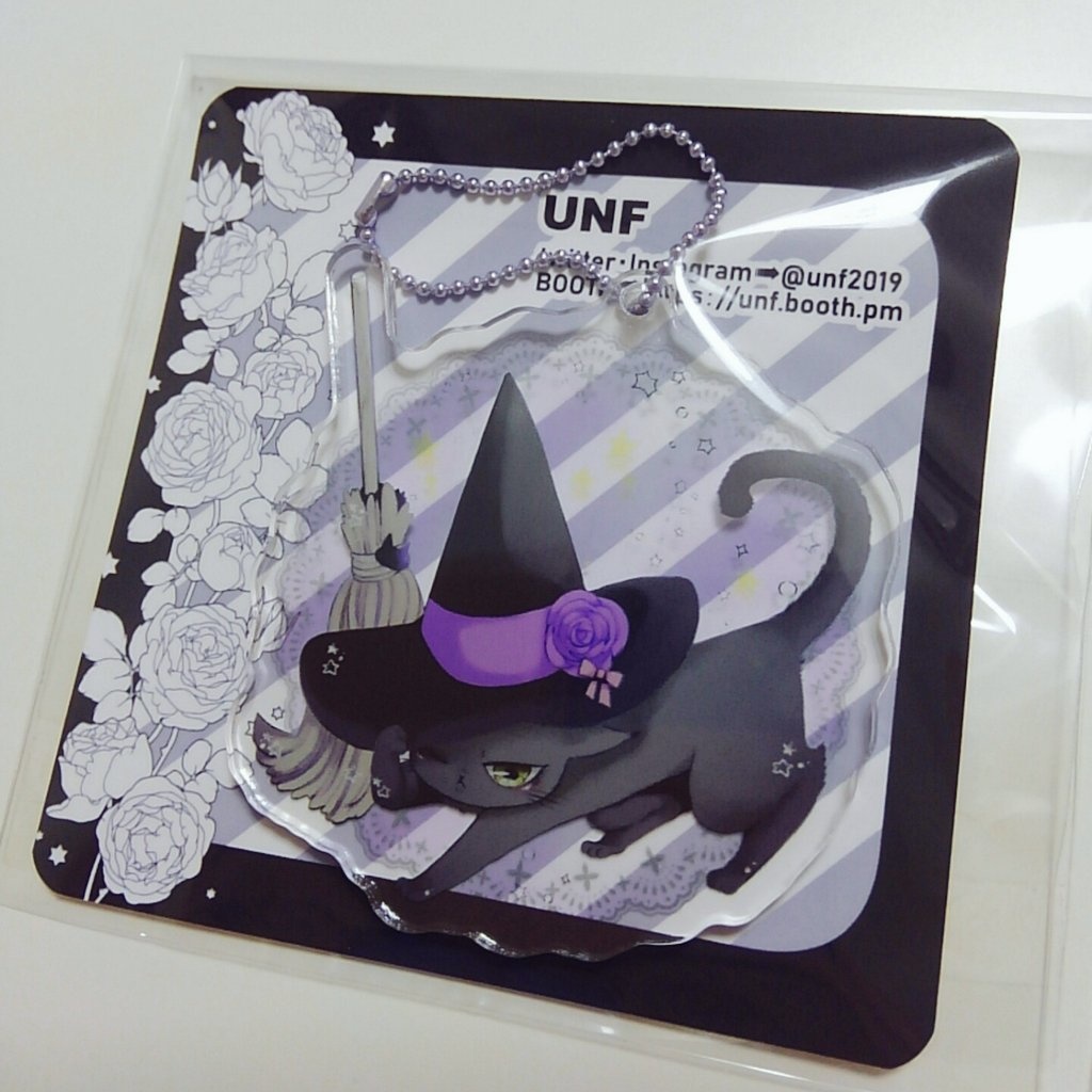 アクキー08 魔法使いの弟子たち 黒猫 にゃんにゃん探偵事務所 Unf Booth