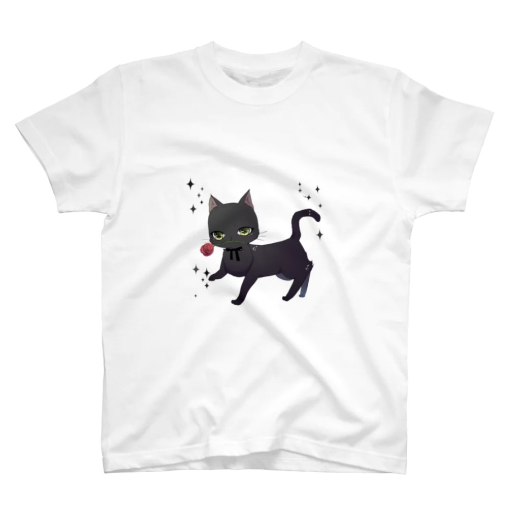 黒猫Tシャツ