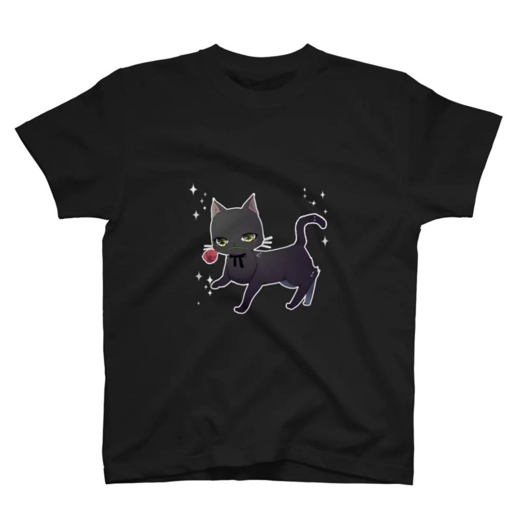 黒猫Tシャツ