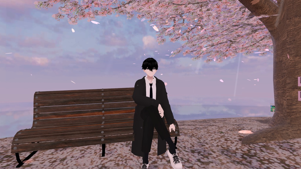 【VRChat想定】SpringMush Hair(スプリングマッシュヘア) 多数アバター対応