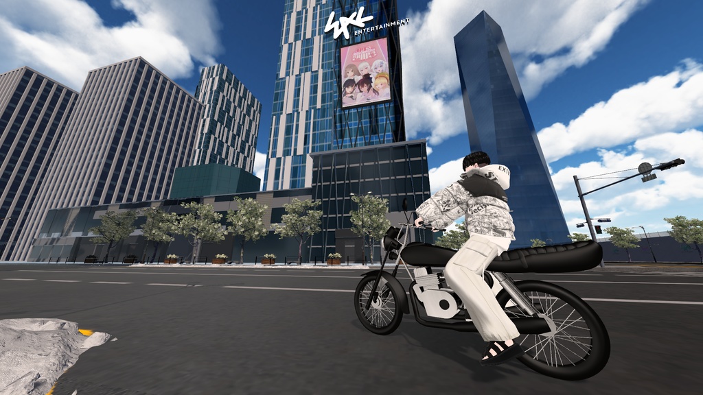 【VRChat+Cluster想定】CB250T バイク (Ver.2)