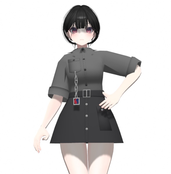 【VRChat想定】Korean K-SubStyle Outfit