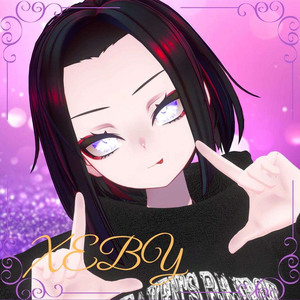 【7アバター対応】Prism Gem Eyes 【10color】