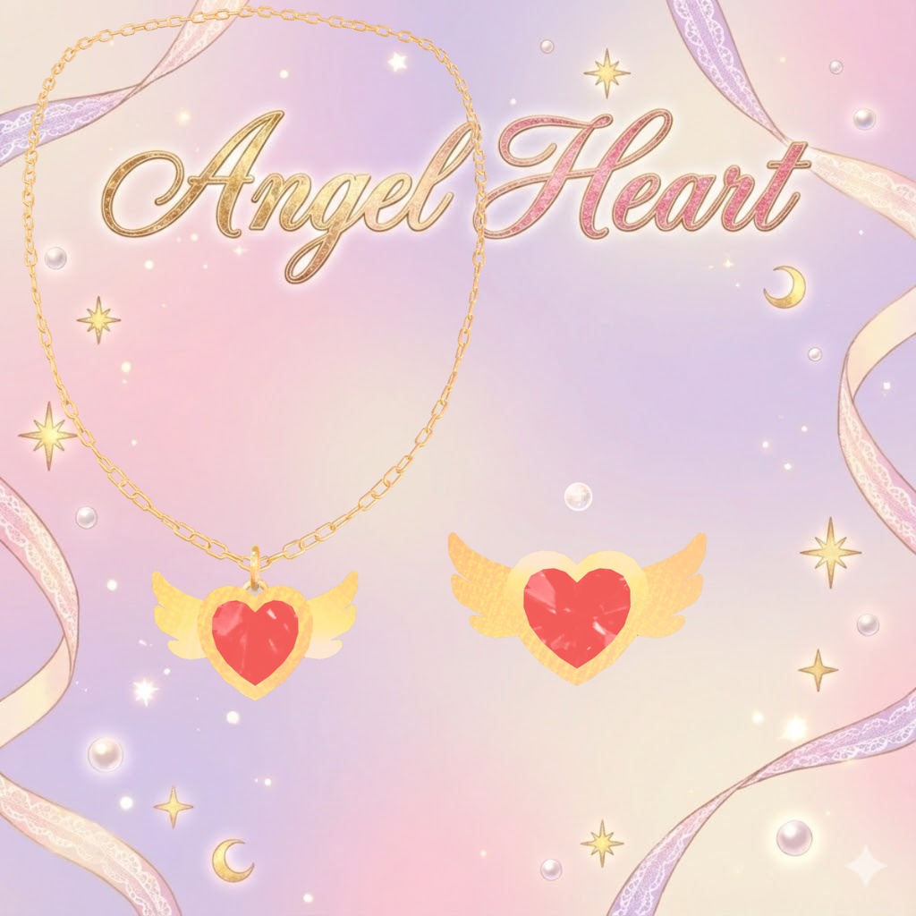 【Angel Heart】　　　　「Necklace & Earring」