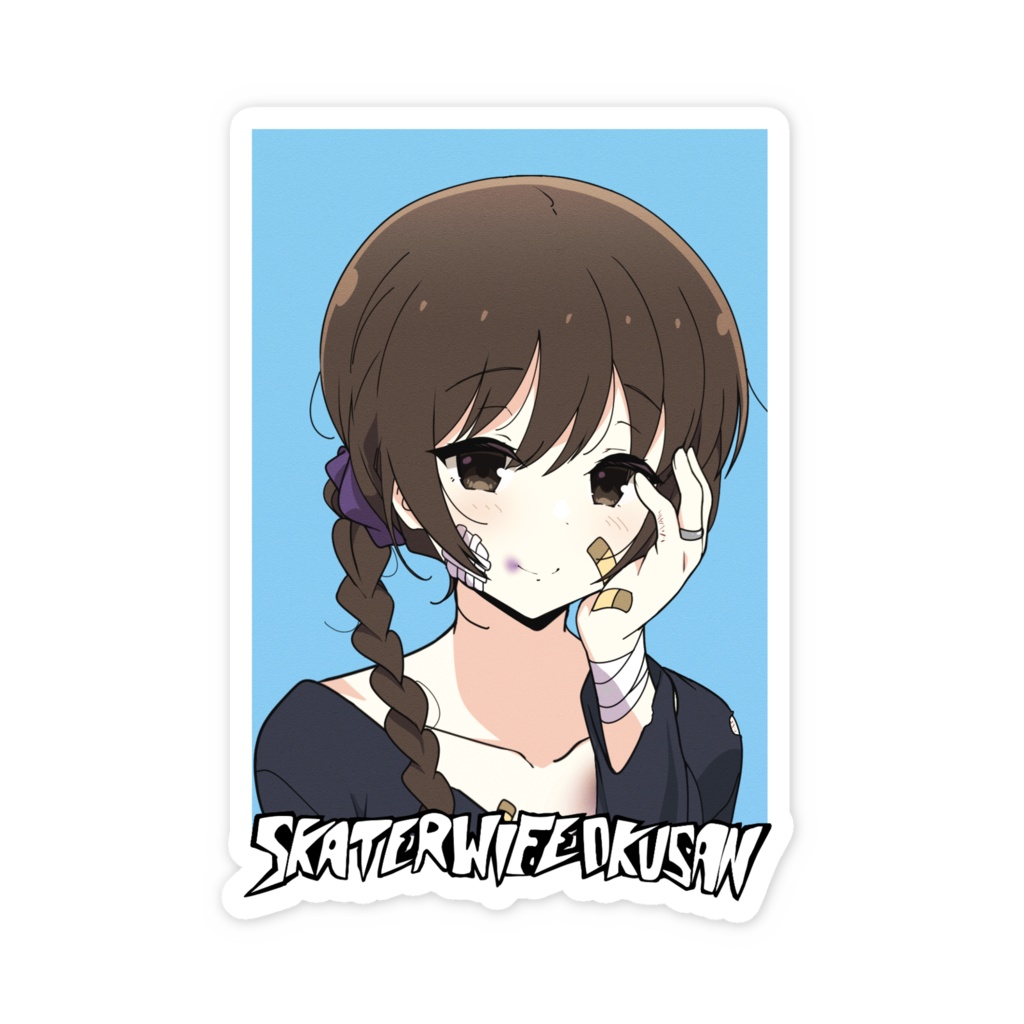 ファッキン奥さん スマホステッカーサイズ