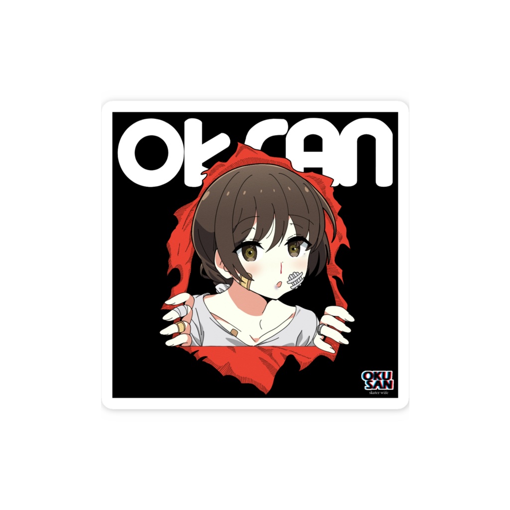 ボーンズ風スケボ奥さん