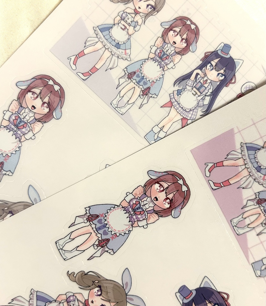 月スト クリアステッカー