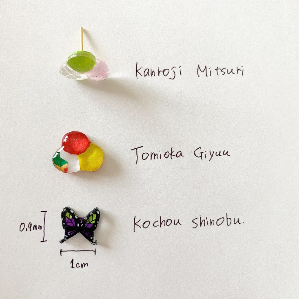 鬼滅の刃モチーフピアス