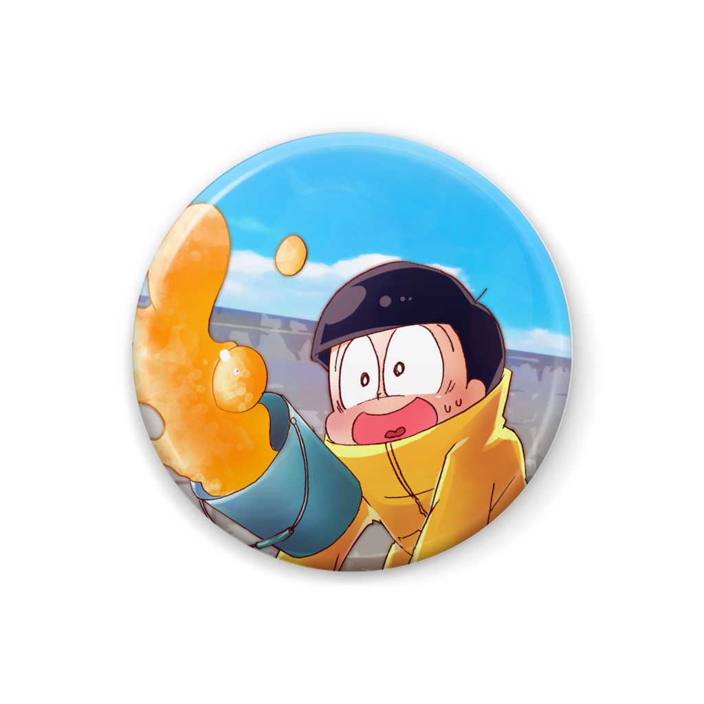 おそ松さん缶バッチ(十四松)