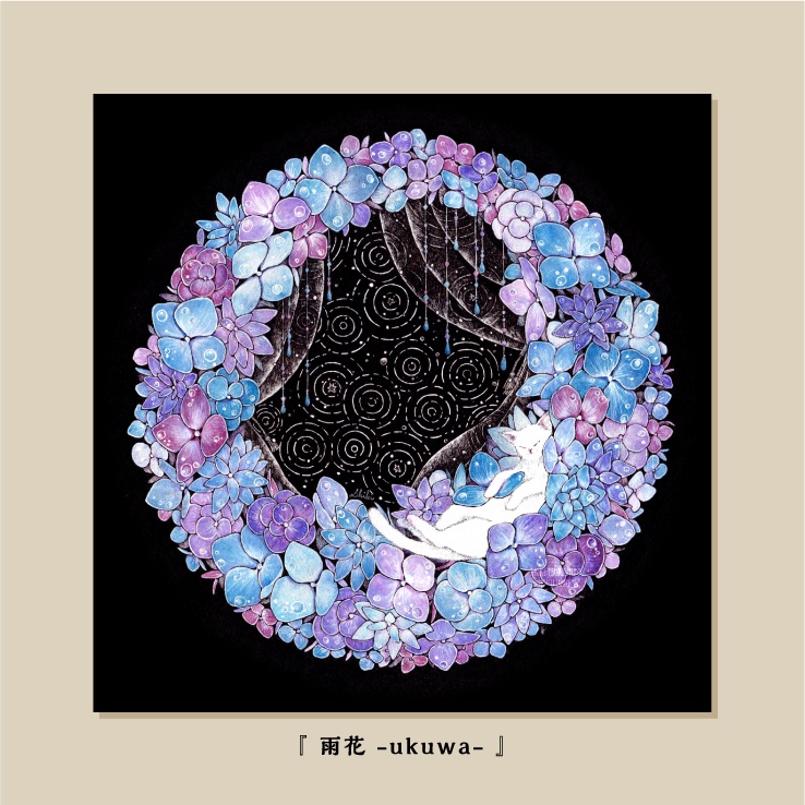 イラストカード 3種/正方形サイズ