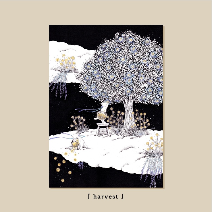 イラストカード『 Harvest 』／A5