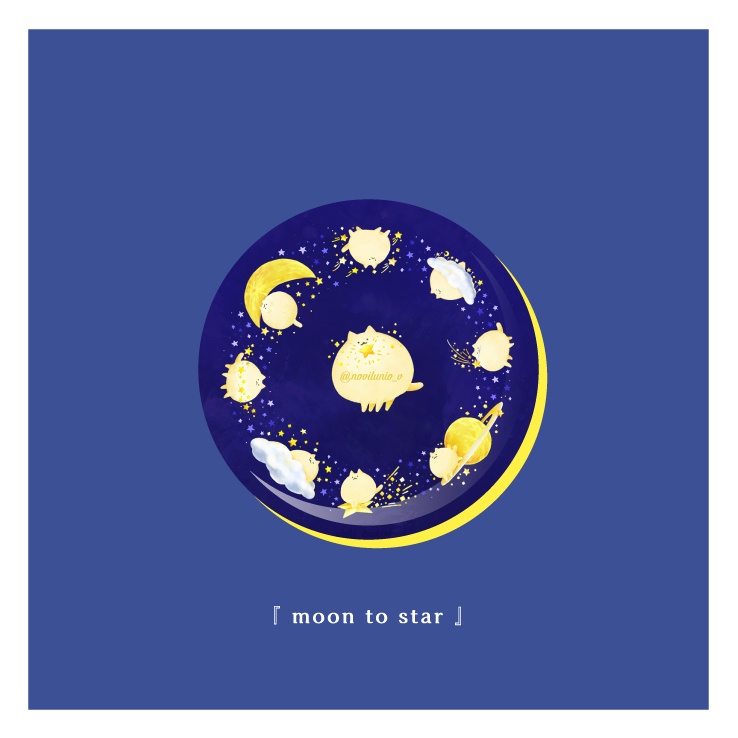 缶ミラー『 moon to star 』