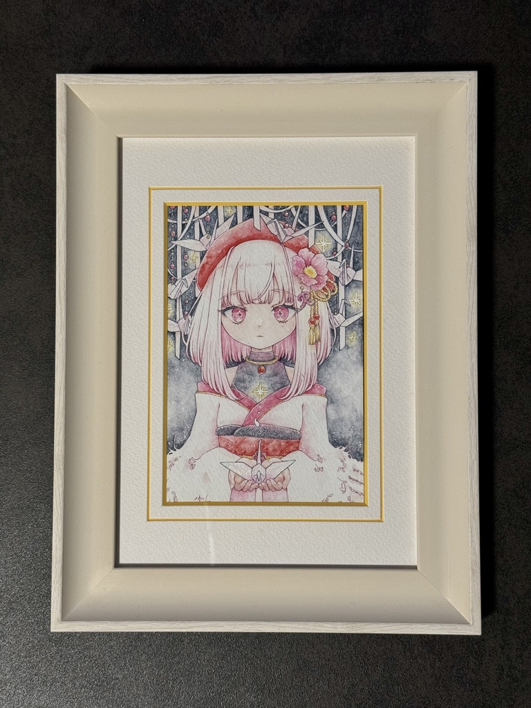 額装原画『 しろを折る 』