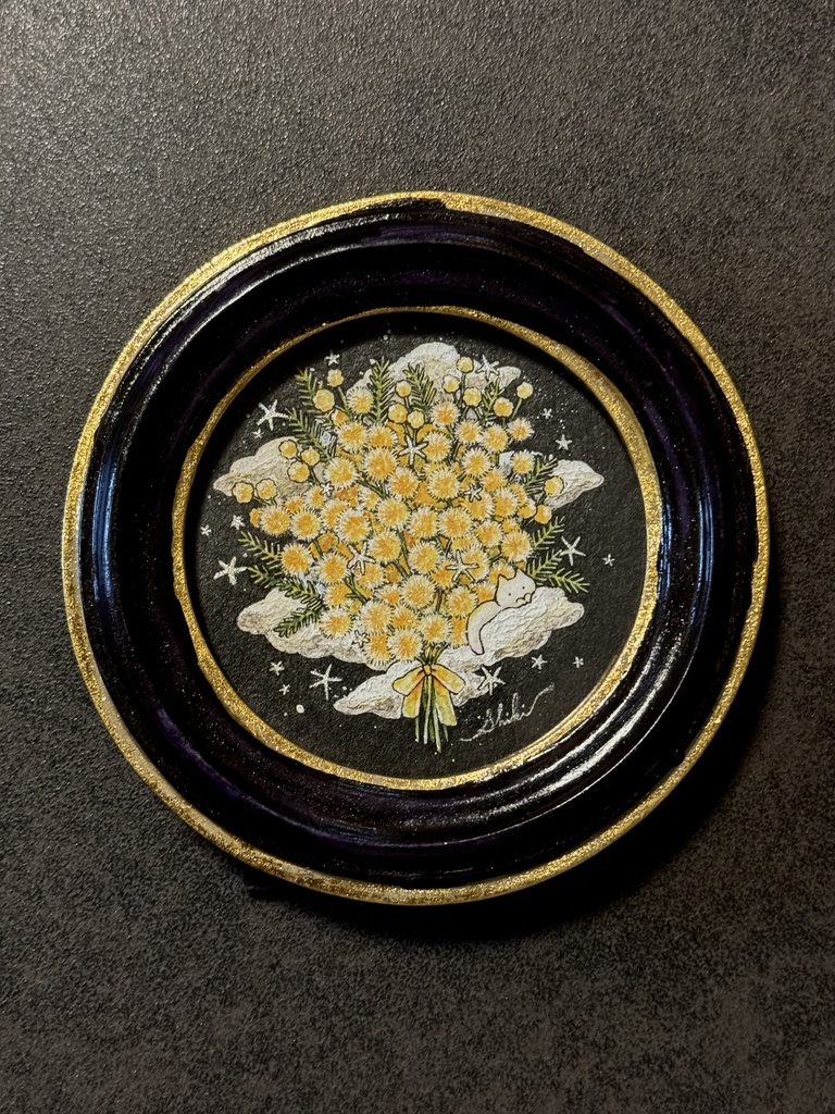 額装ミニ原画『 Mimoza 』