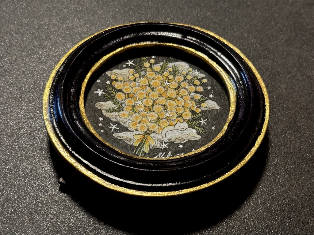 額装ミニ原画『 Mimoza 』