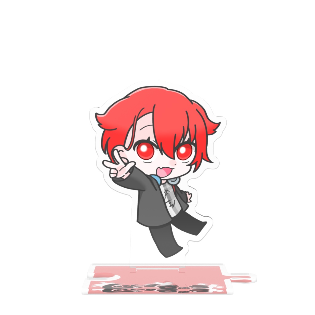 しゅぴーす きゅう つながるアクスタ【赤】