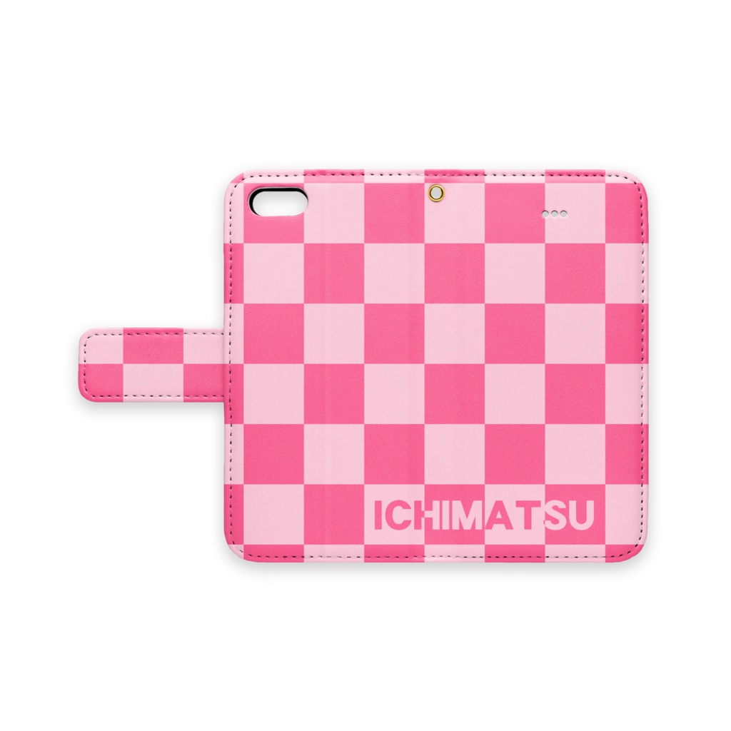 【スマホケース】市松【ラブリーピンク】iPhone 5 / SE