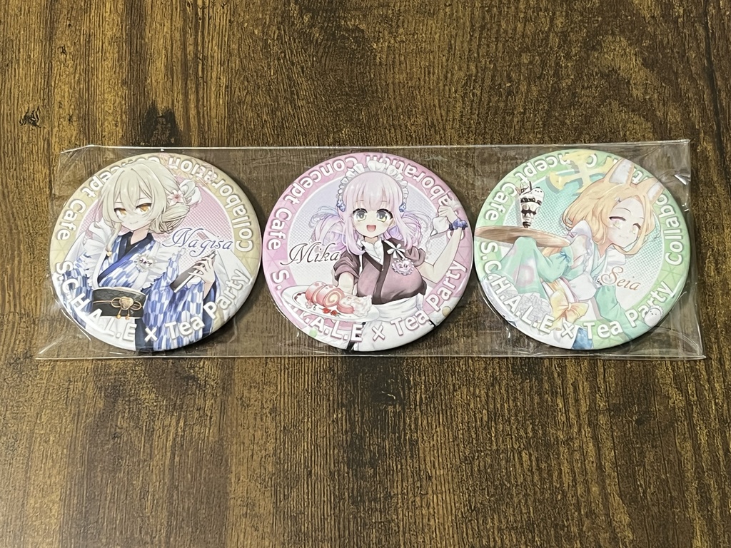 コンカフェ缶バッジセット(等身)