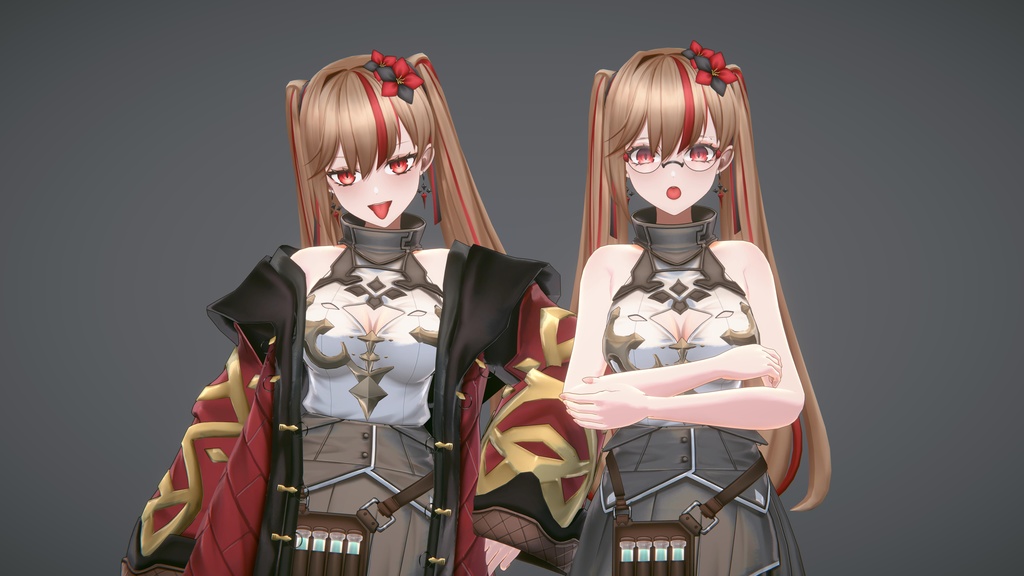 Original 3D Character (Maia Girardi) - [ VRChat + VRM +Unity Package]