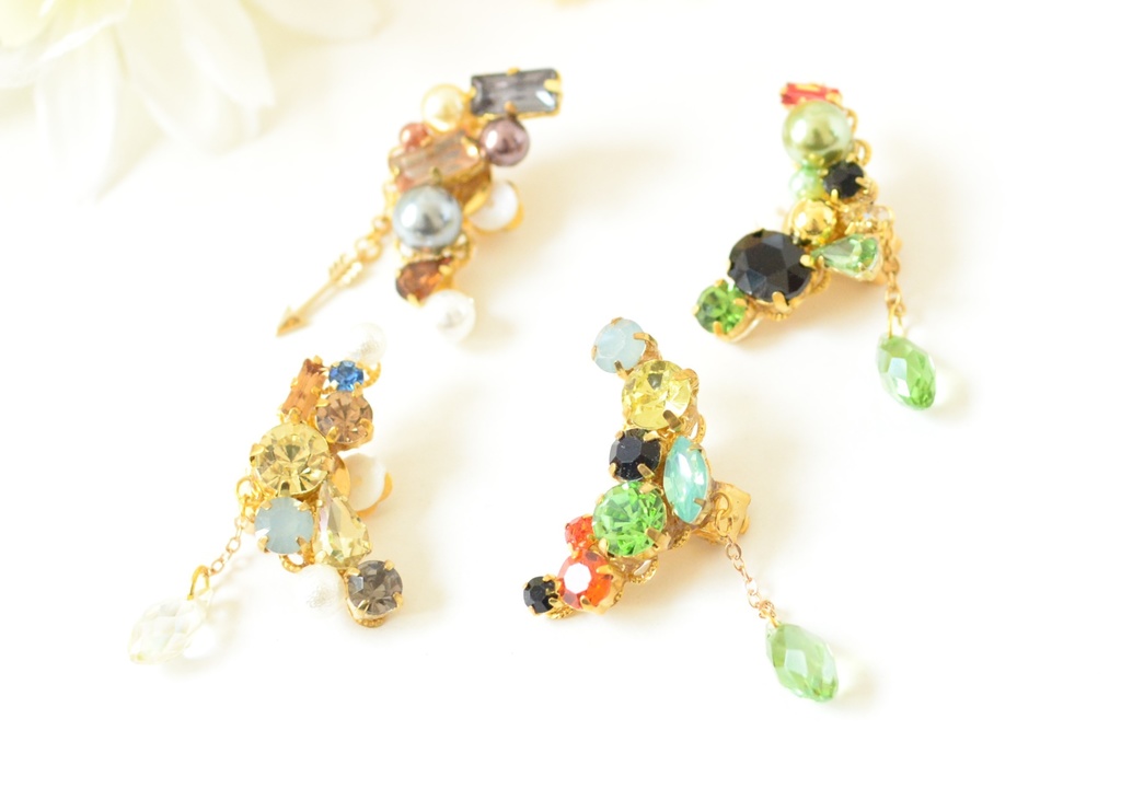 FGO キャラクターイメージイヤークリップ / ケイローン&アキレウス