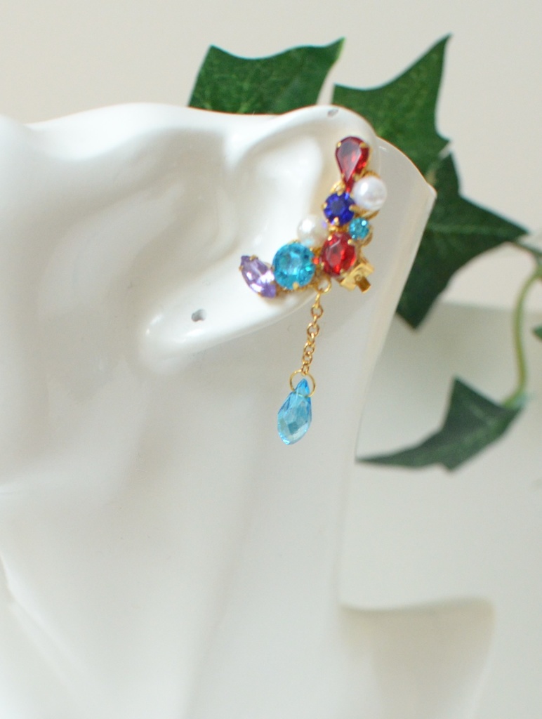 FGO キャラクターイメージイヤークリップ / ギルガメッシュ(術)&マーリン&エルキドゥ