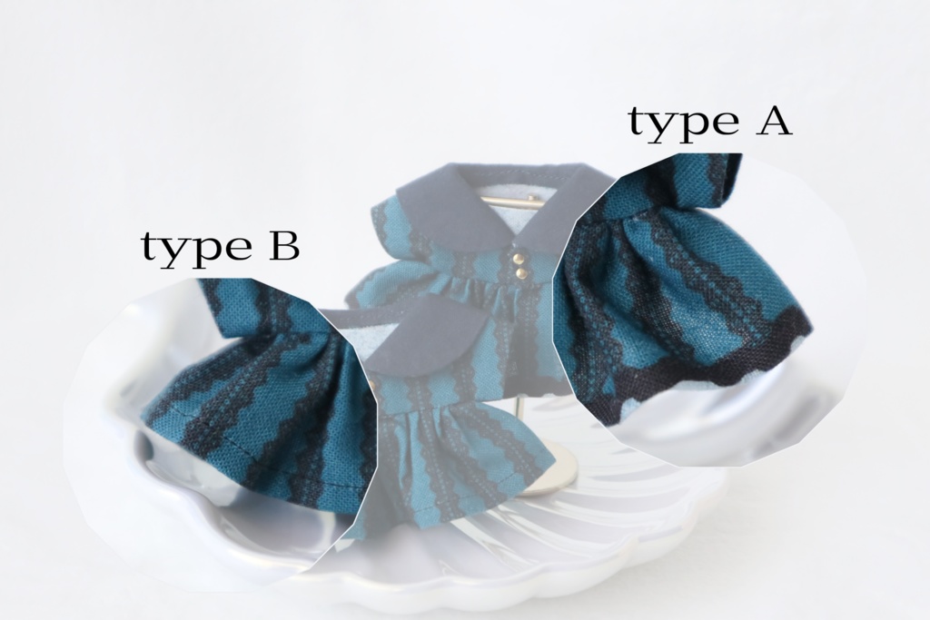 セーラーワンピ(black×green)