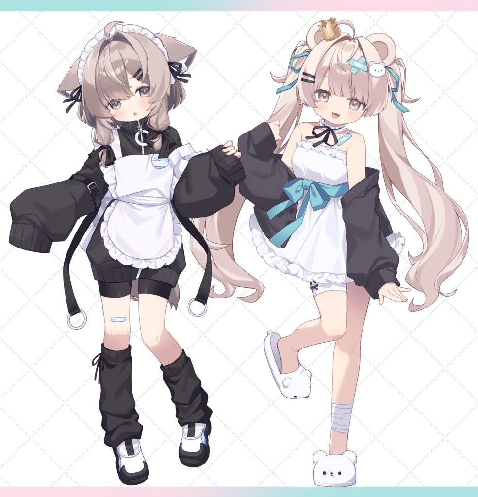 ミルフィ&真冬 アクリルスタンド/缶バッジ