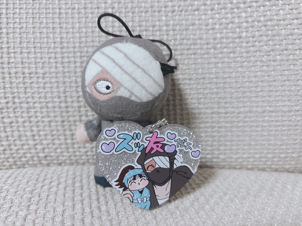 ズッ友ぎらぎらアクキー(ざっとぴんくver.)