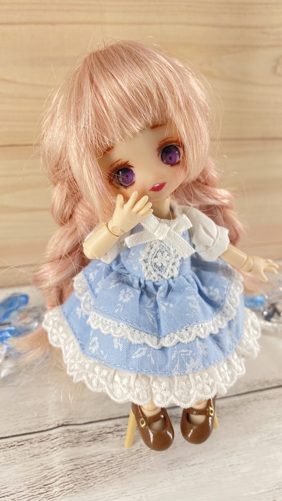 オビツ11 花柄ワンピース